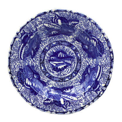 mottahedeh blue torquay soup bowl