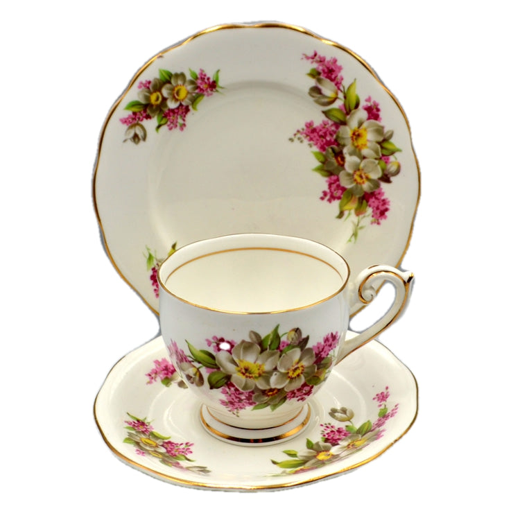 Shore and Coggins Ltd Bell China Floral Teacup Trio