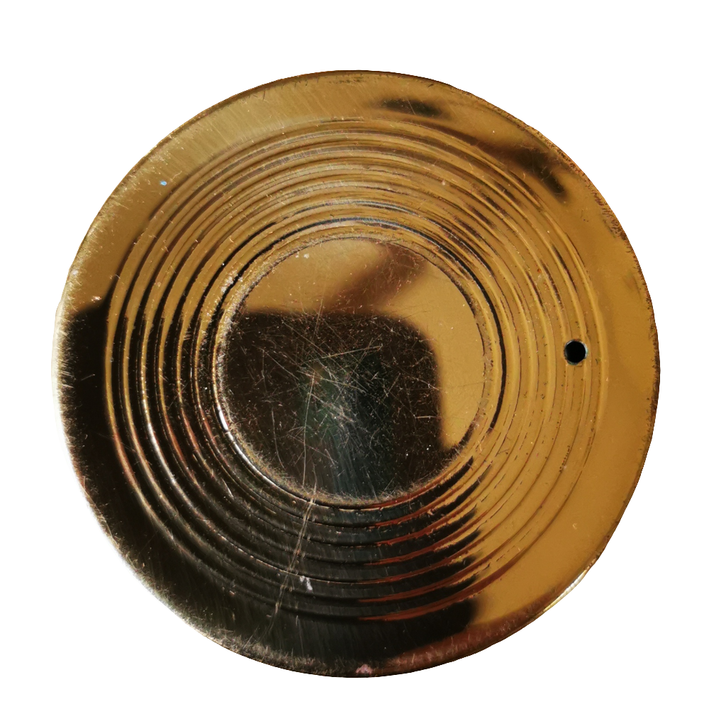 Vintage Ladies Powder Mirror Compact With Star Detail