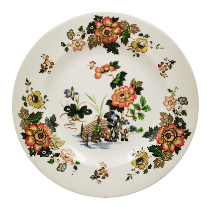 Wedgwood Eastern Flowers 7431 China 10-3/8th-inch Dinner Plate