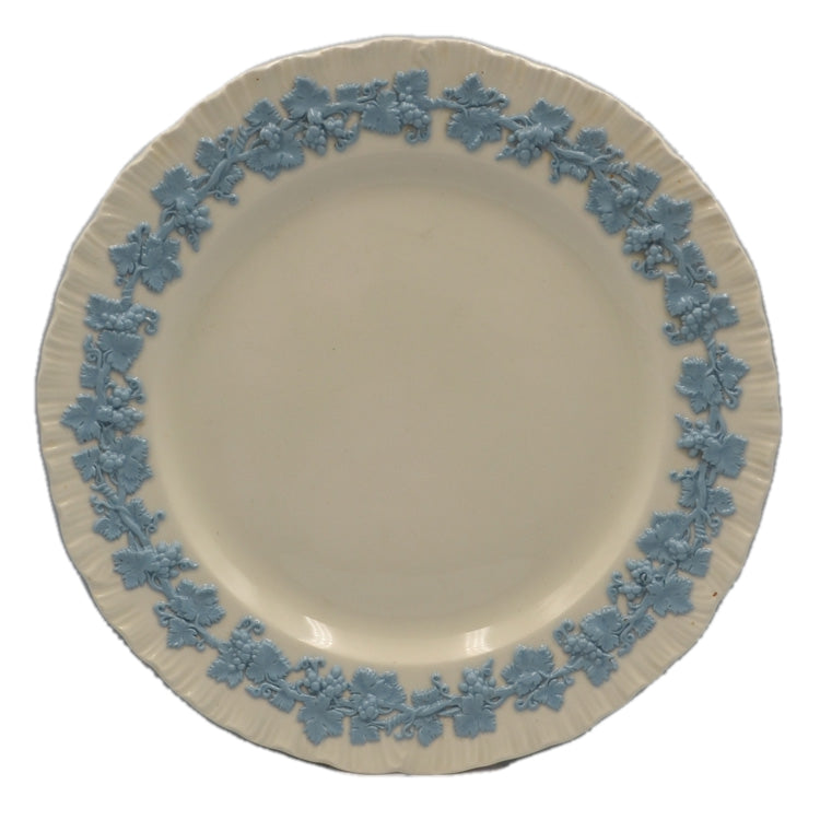 Wedgwood China Embossed Queensware Dinner Plate