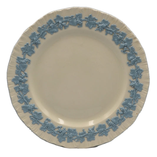 Wedgwood China Embossed Queensware Dinner Plate