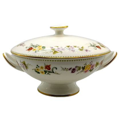 Wedgwood China Mirabelle R4537 Lidded Pedestal Footed Serving Tureen