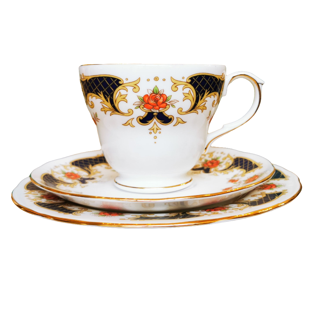 Duchess Bone China 560 Westminster Teacup, Saucer and Side Plate Trio