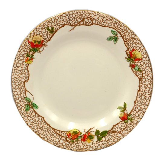 A J Wilkinson Royal Staffordshire Pottery 8272 7.75-inch Floral China Plate