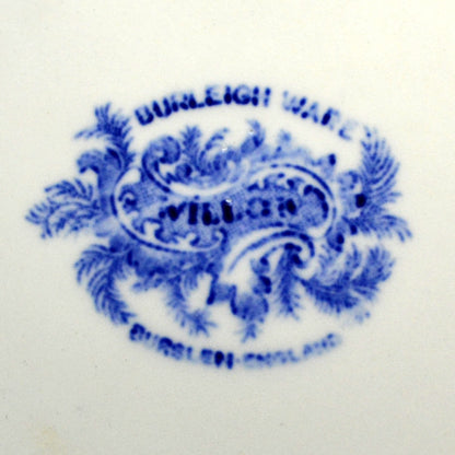 Burgess & Leigh Burleigh Ware Blue and White Willow China Dinner Plate