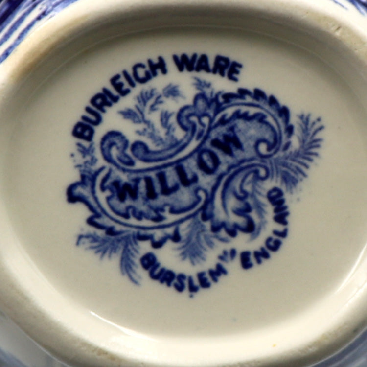 Burleigh Ware Blue Willow China Milk Jug