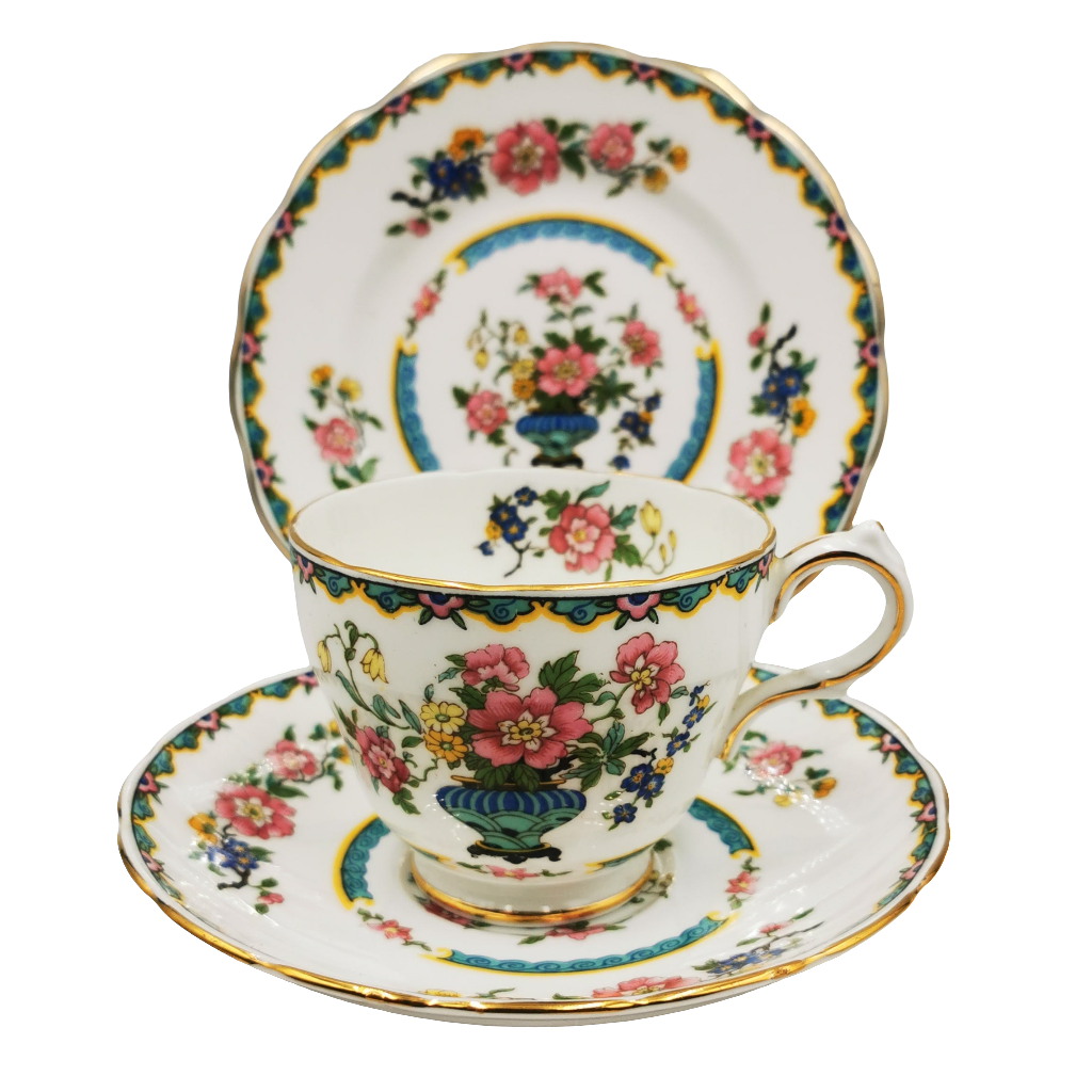 Grosvenor Bone China Wu Ting Teacup Trio