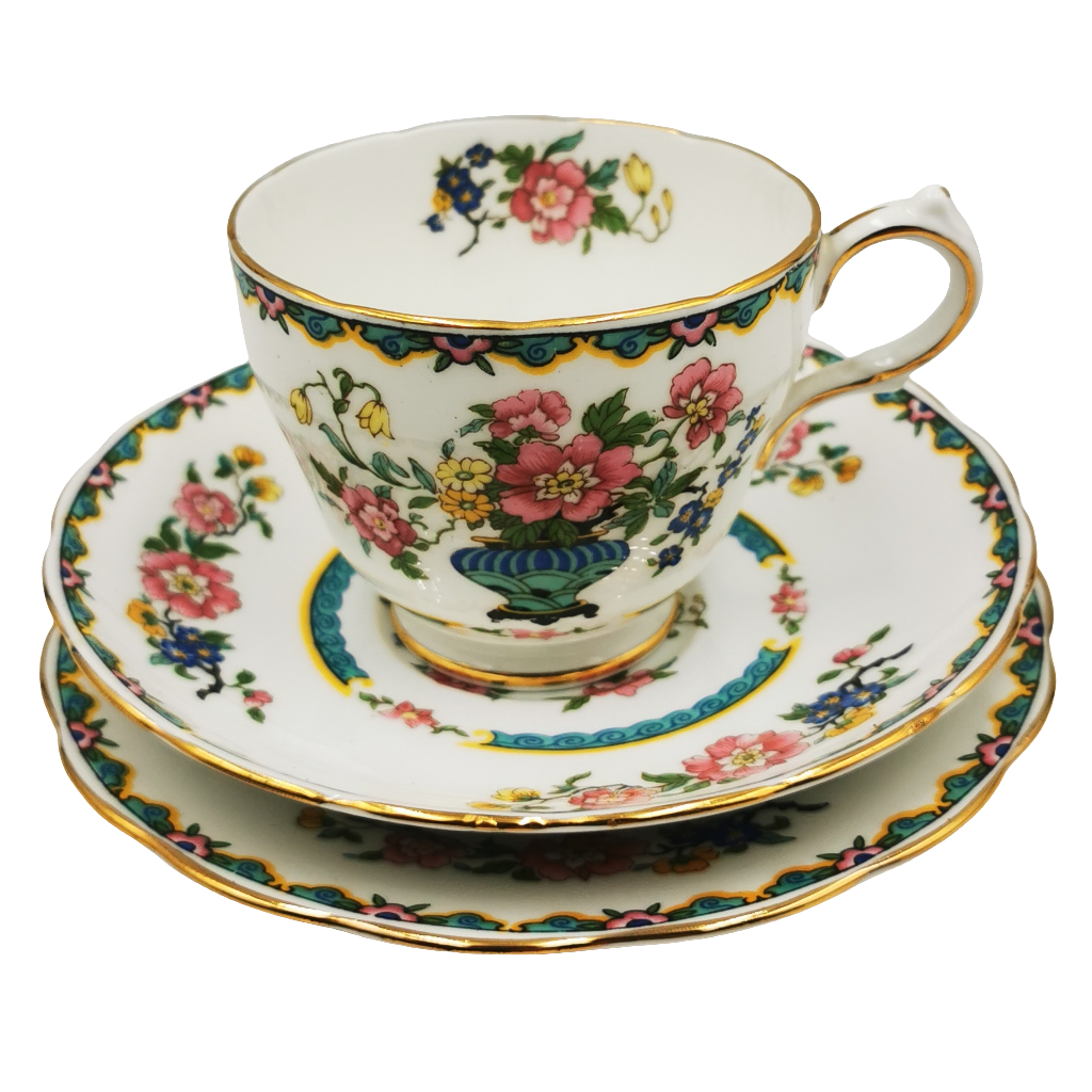 Grosvenor Bone China Wu Ting Teacup Trio