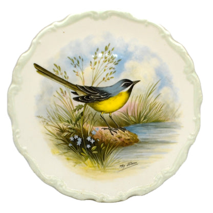 Royal Albert China Woodland Birds Collection Yellow Wagtail Cabinet Plate