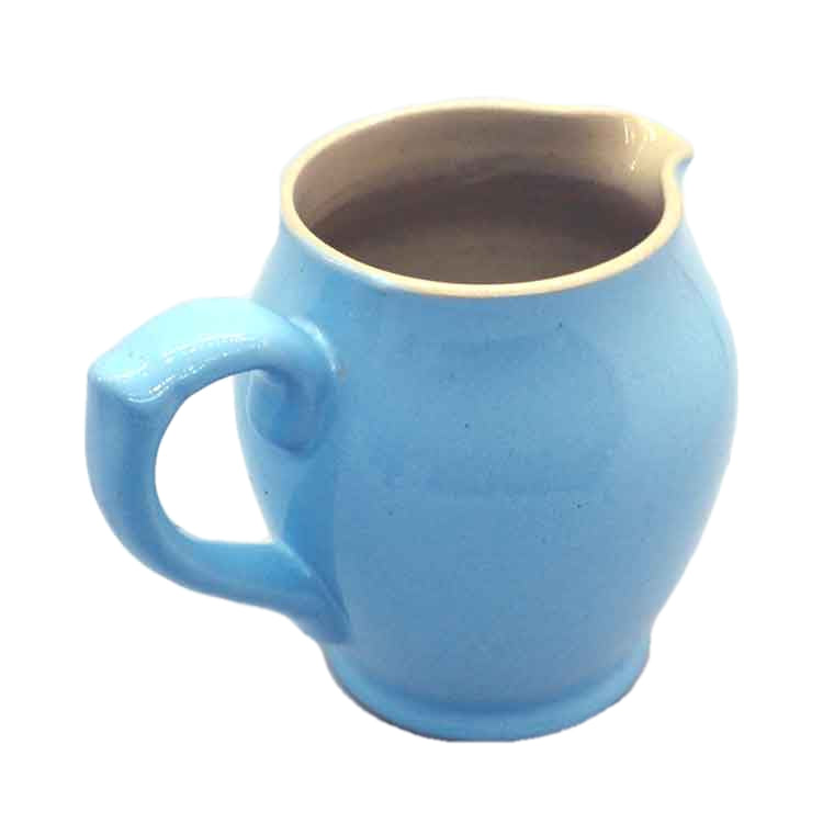 Langley Pottery 1-Pint Powder Blue Milk Jug