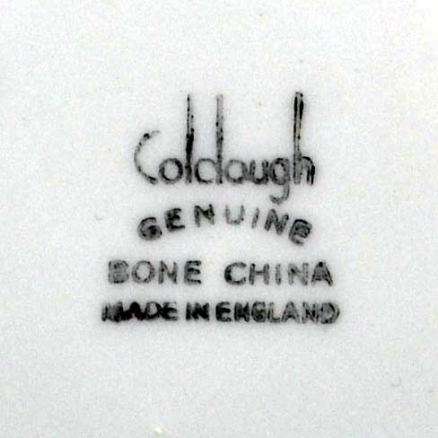 vintage 1930's colclough china marks on rare colclough china pattern
