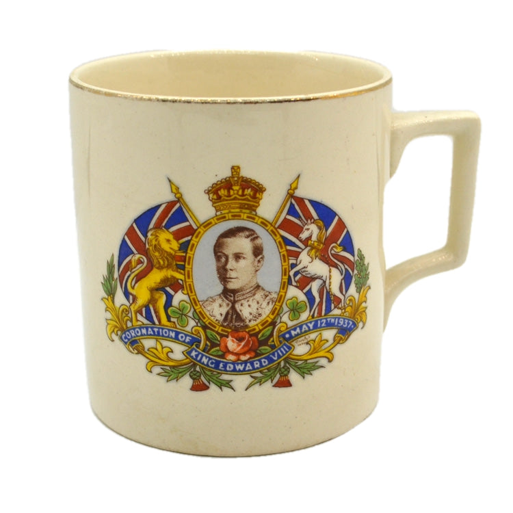 1937 Edward VIII Coronation China Mug