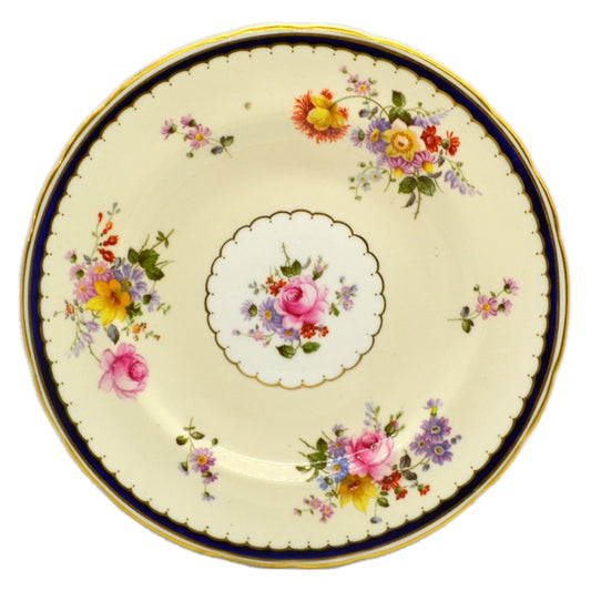 Royal Crown Derby Floral China Matlock 9-inch Plate 1945