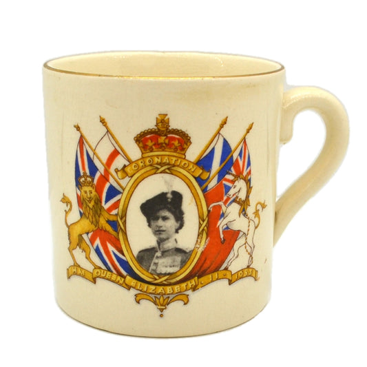 Arthur Wood China 1953 Elizabeth II Coronation Mug