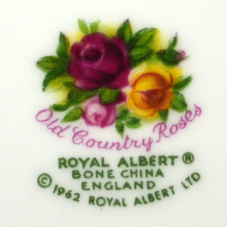 Royal Albert Old Country Roses Side Plate Firsts Post 1972