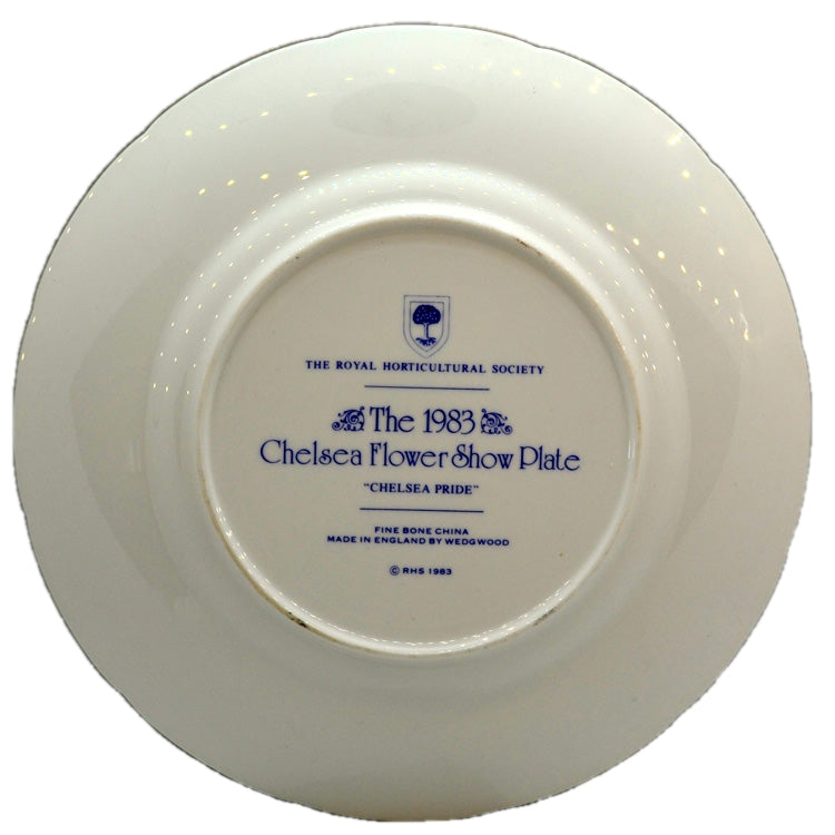 RHS Chelsea Flower Show Wedgwood China Plate-1983