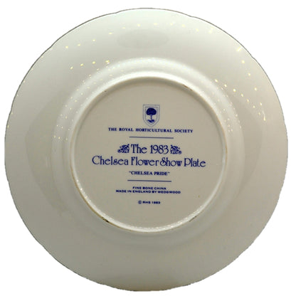 RHS Chelsea Flower Show Wedgwood China Plate-1983