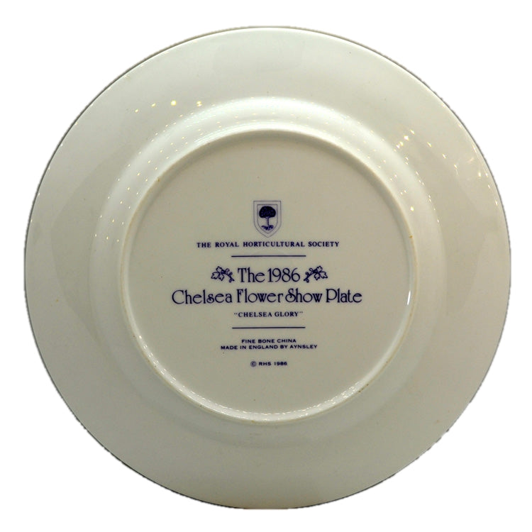 RHS Chelsea Flower Show Aynsley China Plate-1986