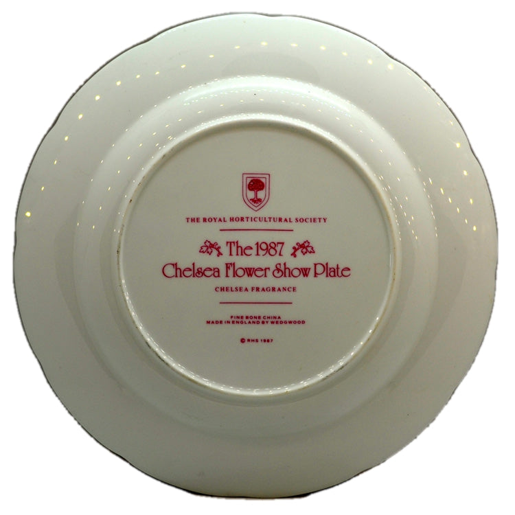 RHS Chelsea Flower Show Wedgwood China Plate-1987