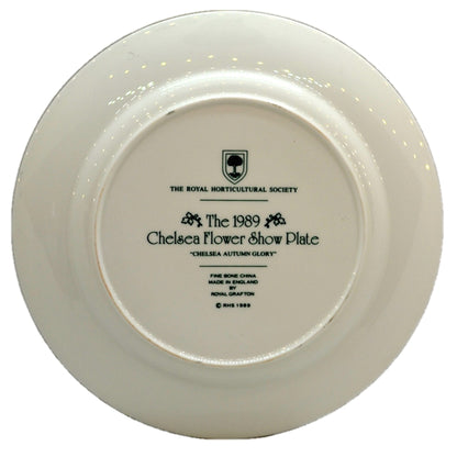 RHS Chelsea Flower Show Royal Grafton China Plate-1989