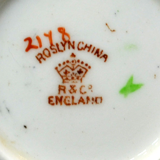 Antique Reid & Co Roslyn Imari China 2178 Teacup & Saucer
