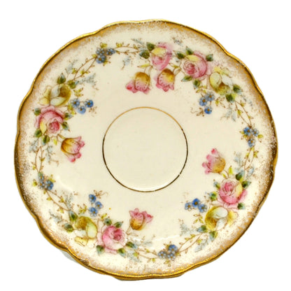 Antique Redfern & Drakeford Floral China 2267 Saucer