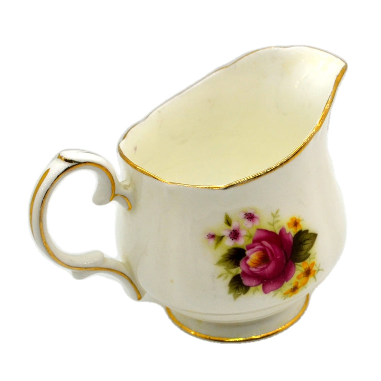 Duchess Bone China 344 Red and Yellow Roses Milk Jug