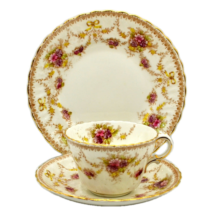 Antique Bridgwoods China May 5932 Teacup Saucer and Side Plate