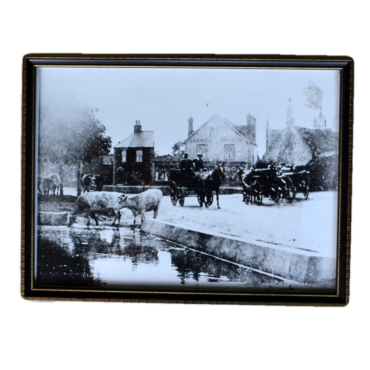 Antique Framed Print of Martham Village Norfolk