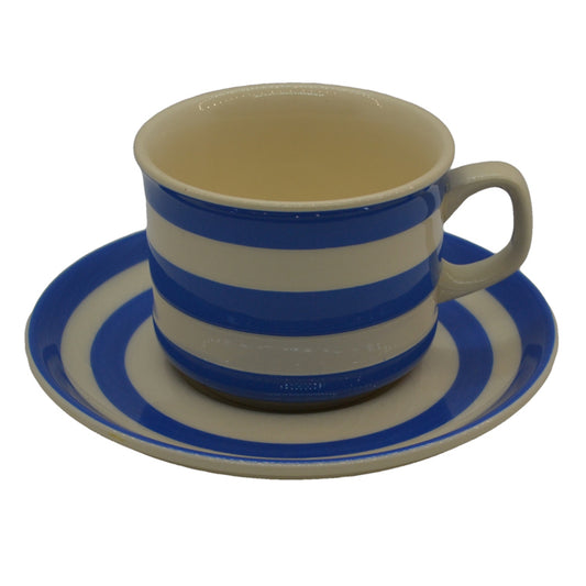 Modern reproduction blue cornish kitchen ware tea cup