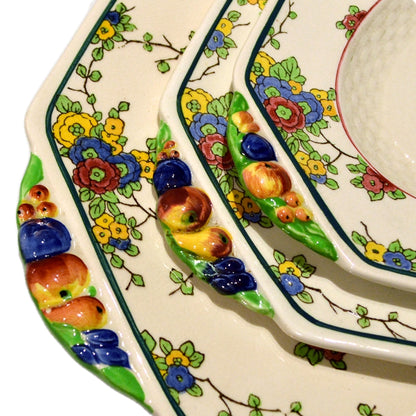 Royal Doulton China Cromer D4744 Platter Set