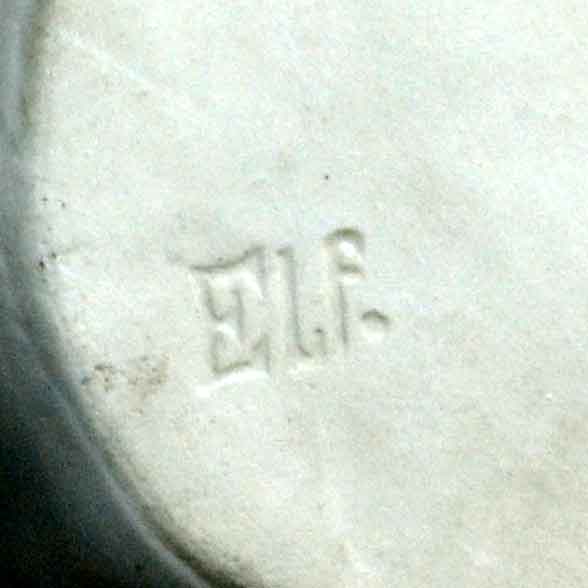 ELF porcelain china factory mark