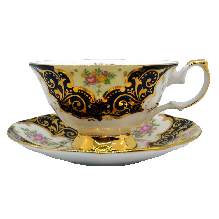 Vintage Elizabethan china balmoral cup and saucer