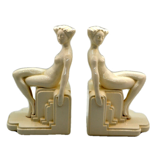 A Pair of Fitz and Floyd Japan China Bookends