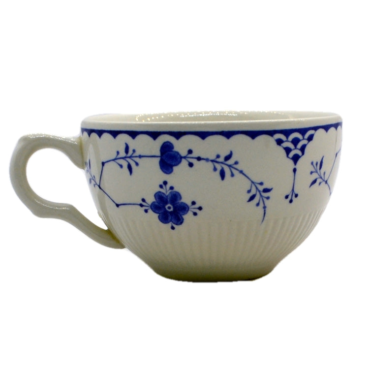 Furnivals Denmark Teacup Blue and White China