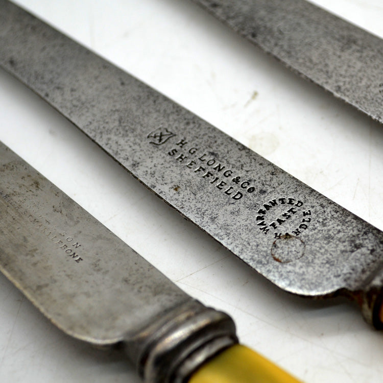 Antique Bone Handle Kitchen Knife Collection