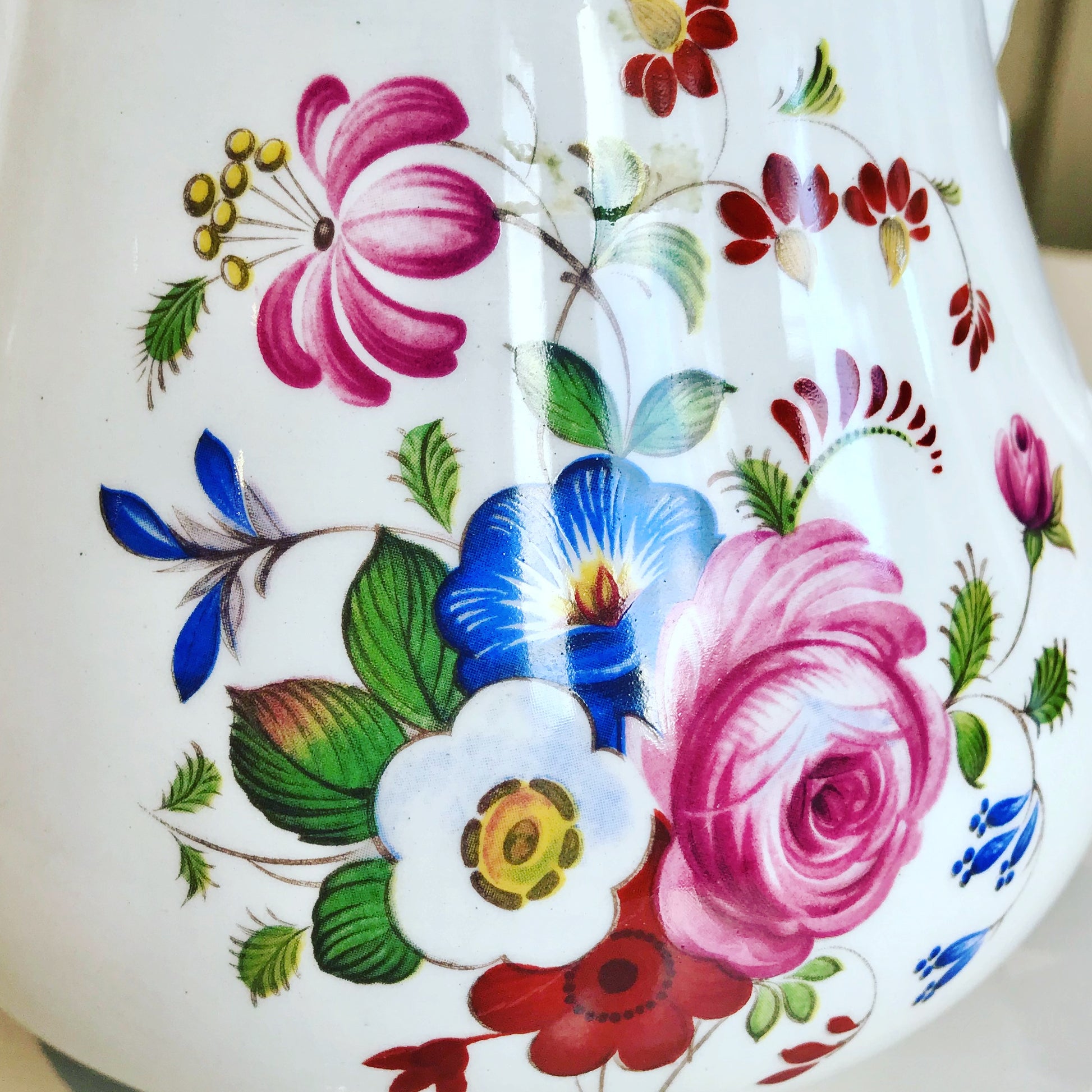 Arthur Wood & Sons Vintage Floral China Teapot 