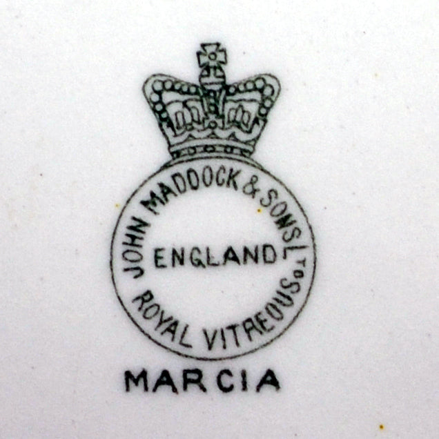 John Maddock & Sons Factory mark 1896-1906
