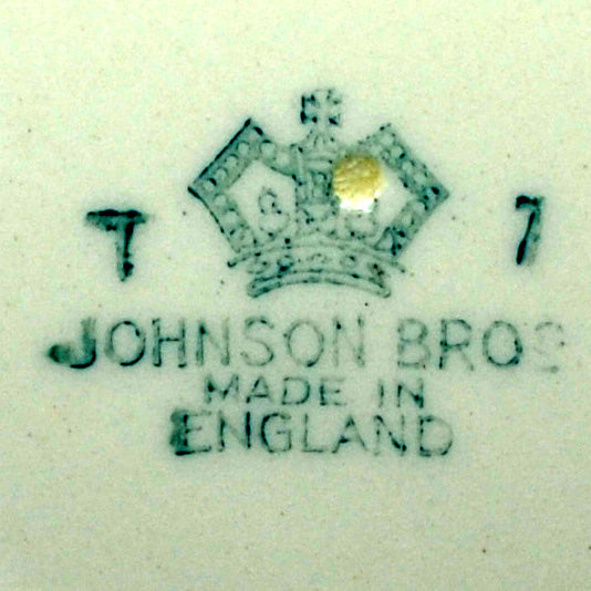 Johnson Bros mark 1914-1942