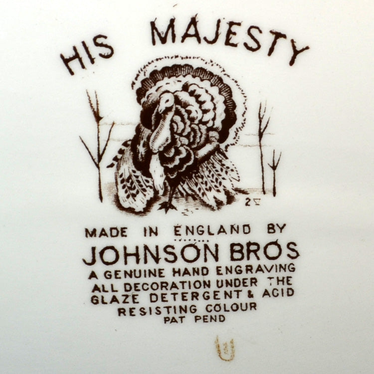 Johnson brothers turkey outlet plates