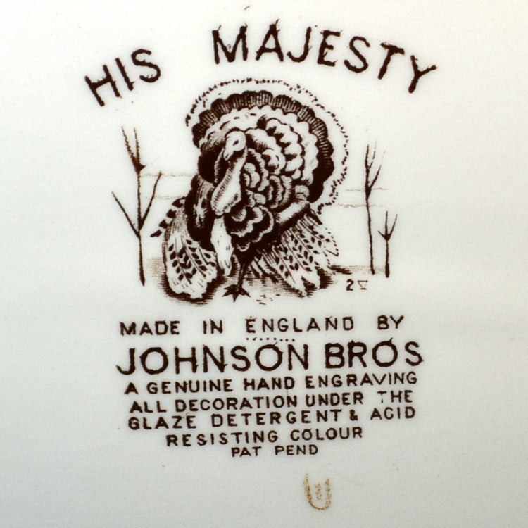 Johnson Brothers His Majesty Large Turkey Platter