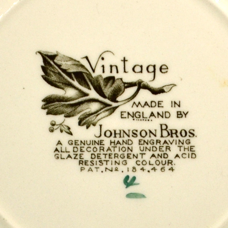Johnson Brothers China Vintage Pattern Side Plate