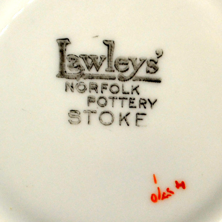 Antique R H & S L Plant Lawleys Norfolk Pottery China Teacup 4590 Prunus