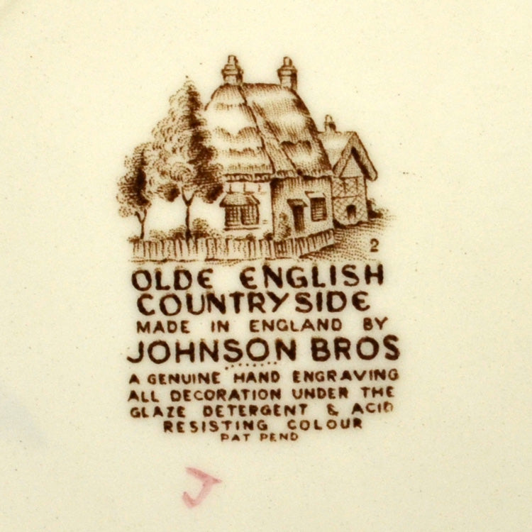 Johnson Brothers China Olde English Countryside China Mark