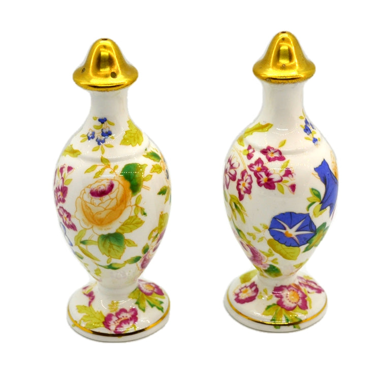 Hammersley Floral China Salt and Pepper Pots