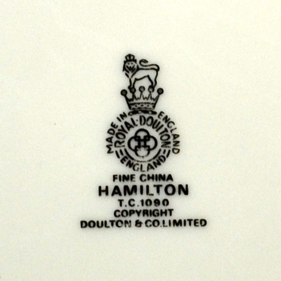 Royal Doulton China Hamilton Marks