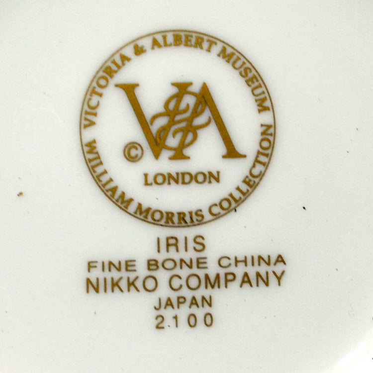 Victoria and Albert Museum William Morris Collection Iris Coffee Can & Saucer
