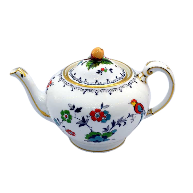 tuscan vintage floral teapot