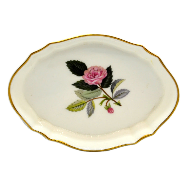 Wedgwood China Hathaway Rose Oval Trinket Tray